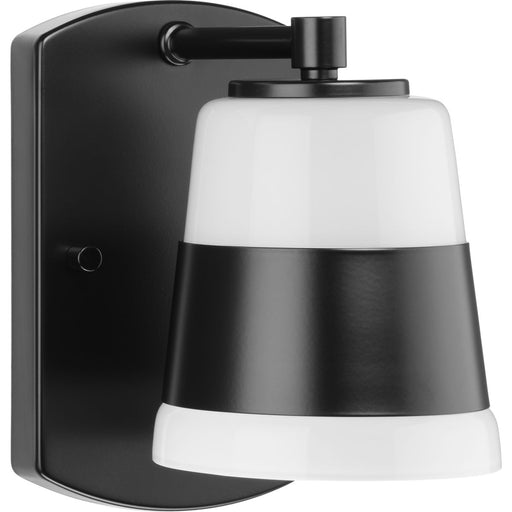 Progress Lighting Haven Collection One-Light Bath And Vanity Fixture Matte Black (P300442-31M)