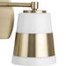Progress Lighting Haven Collection Two-Light Bath And Vanity Fixture Vintage Brass (P300443-163)
