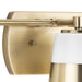 Progress Lighting Haven Collection Three-Light Bath And Vanity Fixture Vintage Brass (P300444-163)