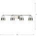 Progress Lighting Haven Collection Four-Light Bath And Vanity Fixture Brushed Nickel (P300445-009)