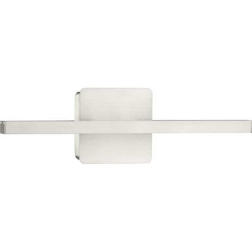 Progress Lighting Phase 5 LED Collection 16 Inch LED Linear Vanity Fixture Brushed Nickel (P300448-009-CS)