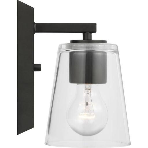 Progress Lighting Vertex Collection One-Light Bath And Vanity Fixture Matte Black (P300457-31M)