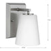 Progress Lighting Vertex Collection One-Light Bath And Vanity Fixture Brushed Nickel (P300461-009)