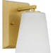 Progress Lighting Vertex Collection One-Light Bath And Vanity Fixture Brushed Gold (P300461-191)