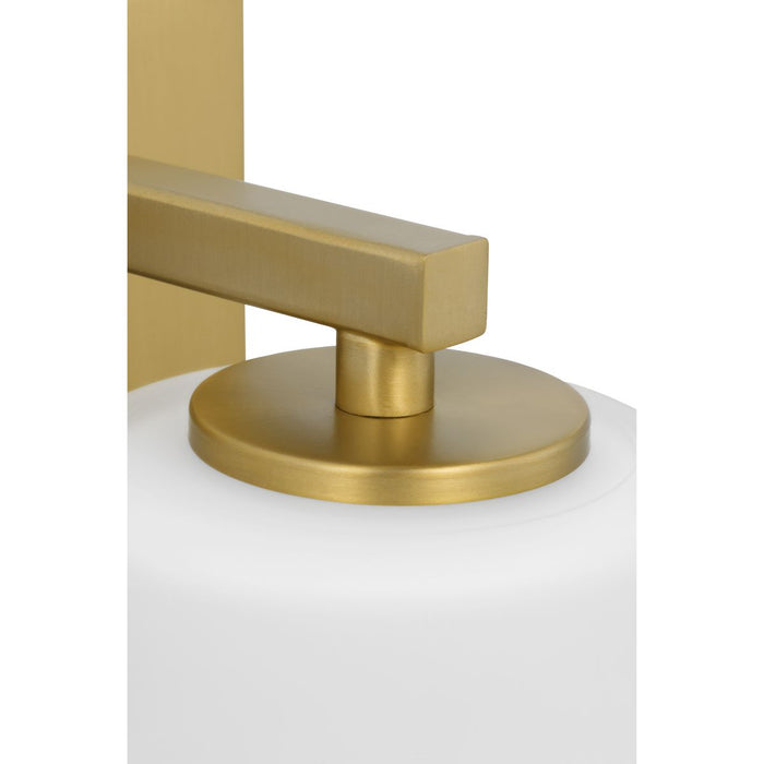 Progress Lighting Vertex Collection One-Light Bath And Vanity Fixture Brushed Gold (P300461-191)