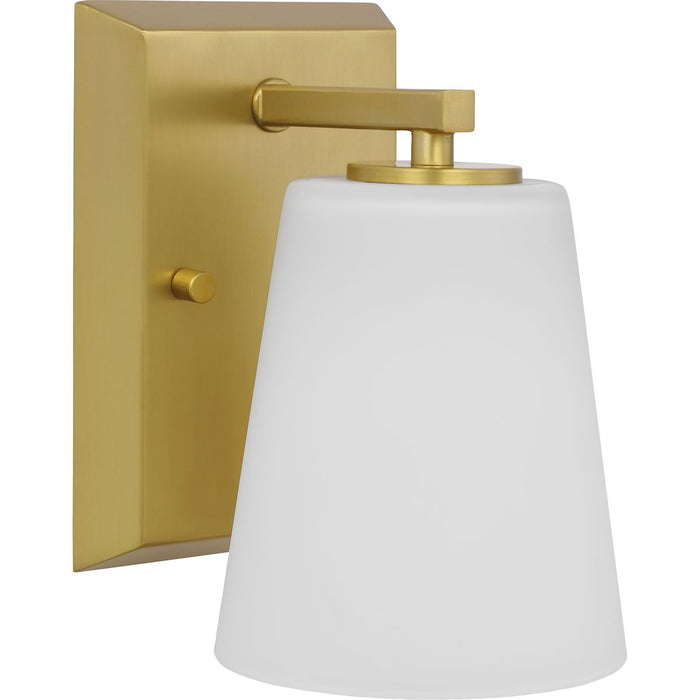 Progress Lighting Vertex Collection One-Light Bath And Vanity Fixture Brushed Gold (P300461-191)