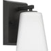 Progress Lighting Vertex Collection One-Light Bath And Vanity Fixture Matte Black (P300461-31M)