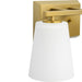 Progress Lighting Vertex Collection Two-Light Bath And Vanity Fixture Brushed Gold (P300462-191)