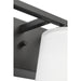 Progress Lighting Vertex Collection Three-Light Bath And Vanity Fixture Matte Black (P300463-31M)