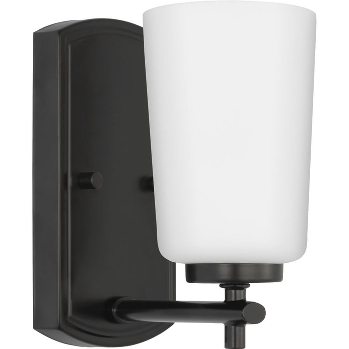 Progress Lighting Adley Collection One-Light Bath And Vanity Fixture Matte Black (P300465-31M)