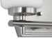 Progress Lighting Adley Collection Two-Light Bath And Vanity Fixture Brushed Nickel (P300466-009)