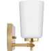 Progress Lighting Adley Collection Two-Light Bath And Vanity Fixture Satin Brass (P300466-012)