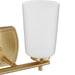 Progress Lighting Adley Collection Two-Light Bath And Vanity Fixture Satin Brass (P300466-012)