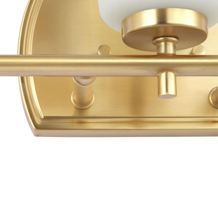 Progress Lighting Adley Collection Three-Light Bath And Vanity Fixture Satin Brass (P300467-012)