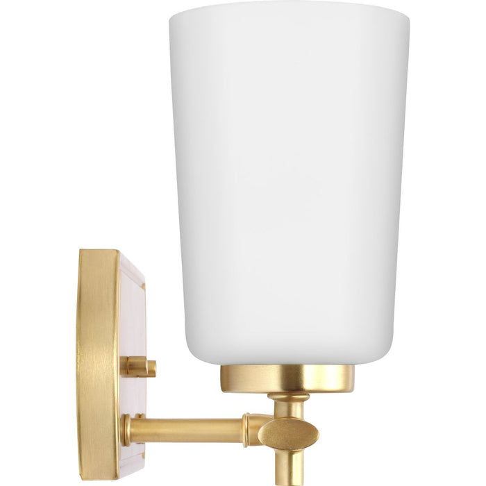 Progress Lighting Adley Collection Three-Light Bath And Vanity Fixture Satin Brass (P300467-012)