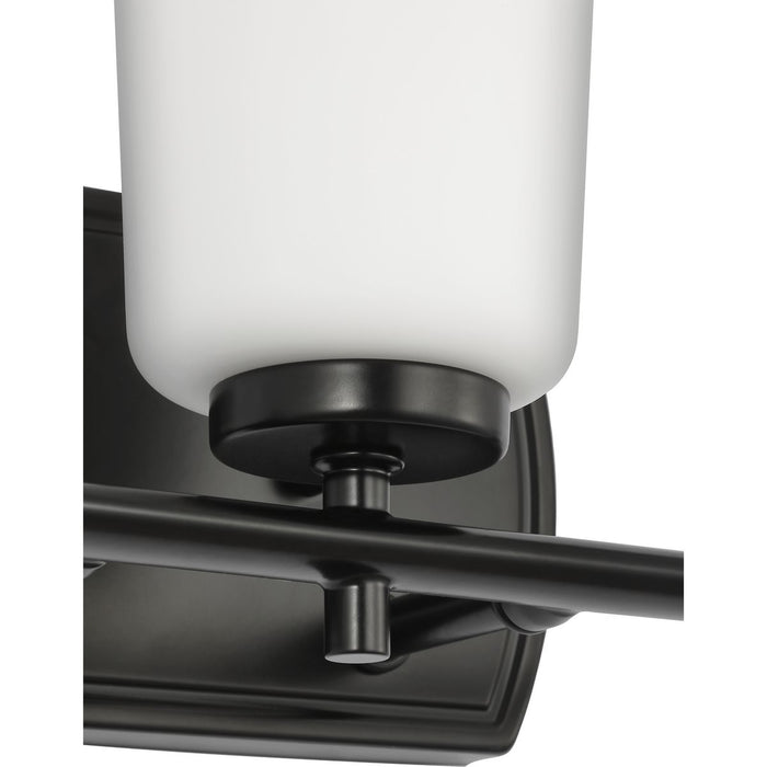 Progress Lighting Adley Collection Three-Light Bath And Vanity Fixture Matte Black (P300467-31M)