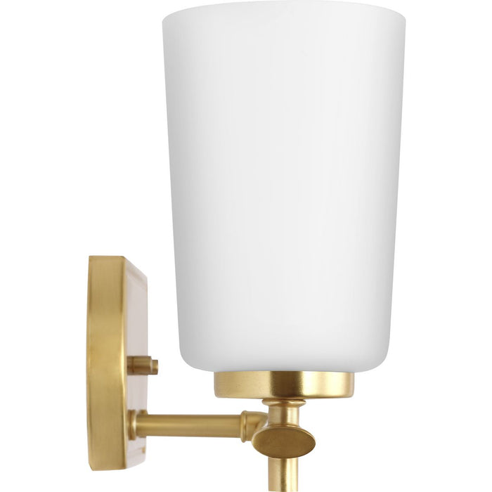 Progress Lighting Adley Collection Four-Light Bath And Vanity Fixture Satin Brass (P300468-012)