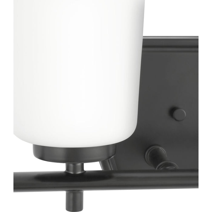 Progress Lighting Adley Collection Four-Light Bath And Vanity Fixture Matte Black (P300468-31M)