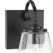 Progress Lighting Martenne Collection One-Light Bath And Vanity Fixture Matte Black (P300472-31M)