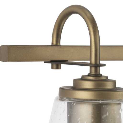 Progress Lighting Martenne Collection Three-Light Bath And Vanity Fixture Aged Bronze (P300474-196)