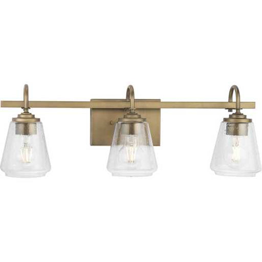 Progress Lighting Martenne Collection Three-Light Bath And Vanity Fixture Aged Bronze (P300474-196)