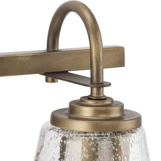 Progress Lighting Martenne Collection Four-Light Bath And Vanity Fixture Aged Bronze (P300475-196)