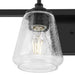 Progress Lighting Martenne Collection Four-Light Bath And Vanity Fixture Matte Black (P300475-31M)