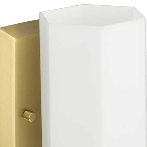 Progress Lighting Estrada Collection One-Light Bath And Vanity Fixture Brushed Gold (P300476-191)