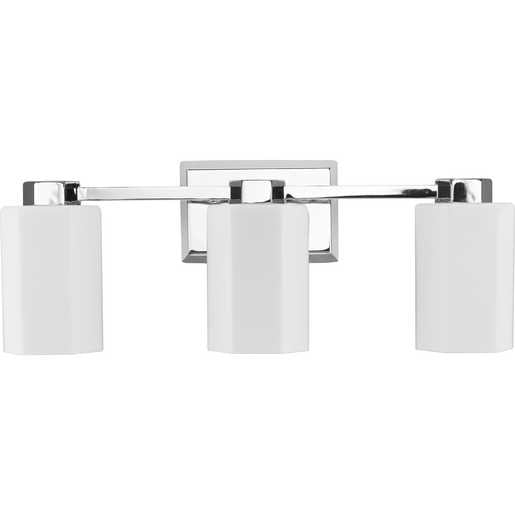 Progress Lighting Estrada Collection Three-Light Bath And Vanity Fixture Polished Chrome (P300478-015)