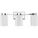 Progress Lighting Estrada Collection Three-Light Bath And Vanity Fixture Polished Chrome (P300478-015)