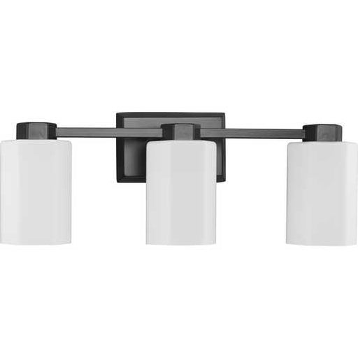 Progress Lighting Estrada Collection Three-Light Bath And Vanity Fixture Matte Black (P300478-31M)