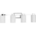 Progress Lighting Estrada Collection Four-Light Bath And Vanity Fixture Polished Chrome (P300479-015)