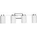 Progress Lighting Estrada Collection Four-Light Bath And Vanity Fixture Polished Chrome (P300479-015)