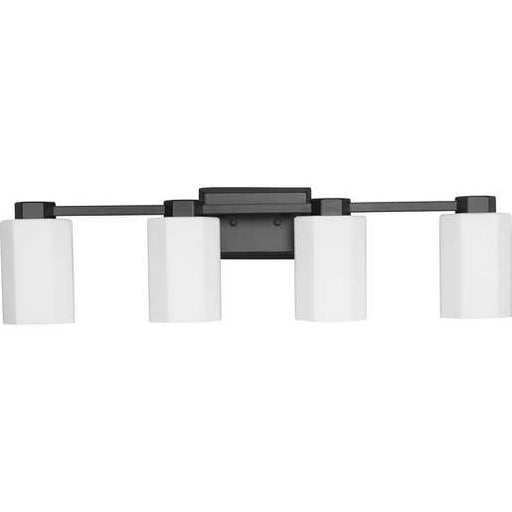 Progress Lighting Estrada Collection Four-Light Bath And Vanity Fixture Matte Black (P300479-31M)