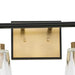 Progress Lighting Cassell Collection Four-Light Bath And Vanity Fixture Vintage Brass (P300483-163)