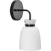 Progress Lighting Lexie Collection One-Light Bath And Vanity Fixture Matte Black (P300484-31M)