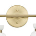 Progress Lighting Lexie Collection Two-Light Bath And Vanity Fixture Brushed Gold (P300485-191)