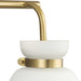 Progress Lighting Lexie Collection Three-Light Bath And Vanity Fixture Brushed Gold (P300486-191)