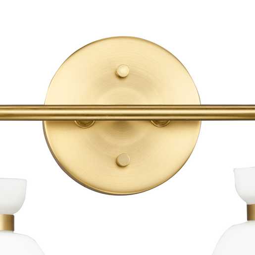 Progress Lighting Lexie Collection Four-Light Bath And Vanity Fixture Brushed Gold (P300487-191)