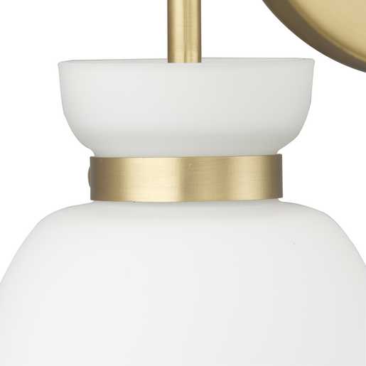 Progress Lighting Lexie Collection Four-Light Bath And Vanity Fixture Brushed Gold (P300487-191)