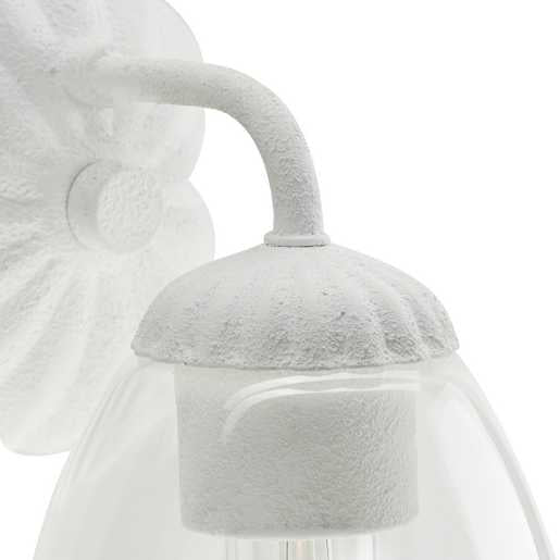 Progress Lighting Quillan Collection One-Light Bath And Vanity Fixture White Plaster (P300488-197)