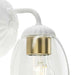 Progress Lighting Quillan Collection One-Light Bath And Vanity Fixture White Plaster (P300488-197)