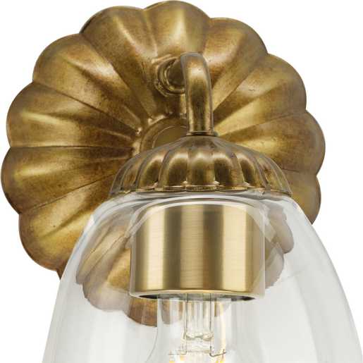 Progress Lighting Quillan Collection One-Light Bath And Vanity Fixture Gold Ombre (P300488-204)