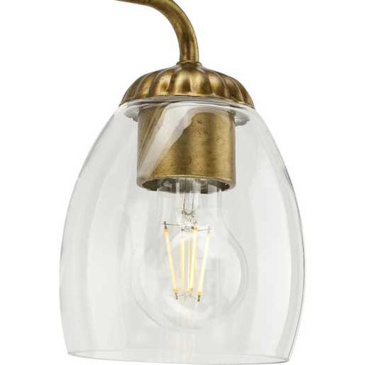 Progress Lighting Quillan Collection Four-Light Bath And Vanity Fixture Gold Ombre (P300491-204)