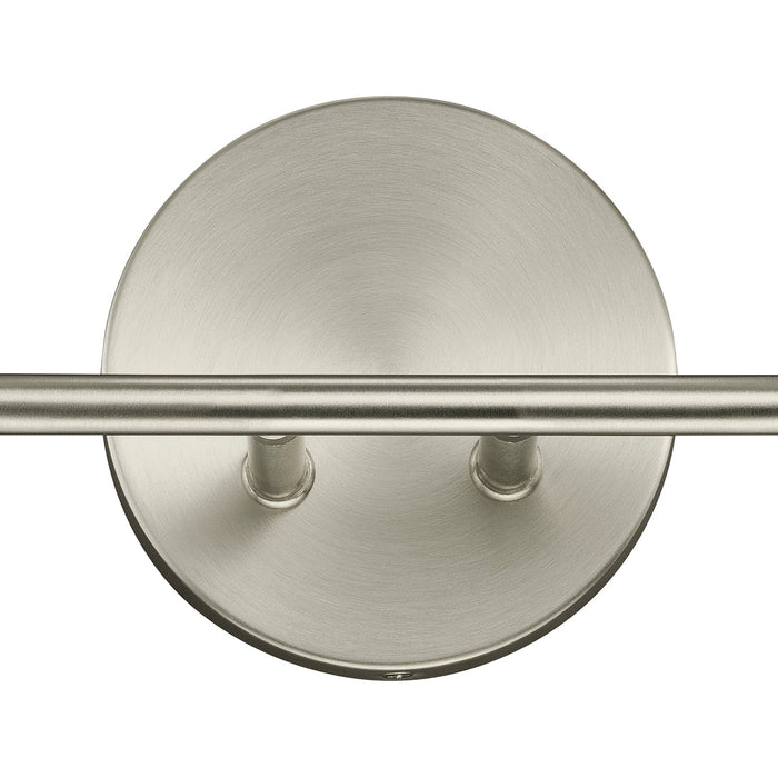 Progress Lighting 94300540009 Celino Collection 2-Light Bath And Vanity Fixture Brushed Nickel With Clear Glass Shades (P300540-009)