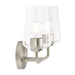 Progress Lighting 94300540009 Celino Collection 2-Light Bath And Vanity Fixture Brushed Nickel With Clear Glass Shades (P300540-009)