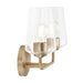 Progress Lighting 94300540177 Celino Collection 2-Light Bath And Vanity Fixture Champagne Bronze With Clear Glass Shades (P300540-177)