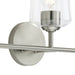 Progress Lighting 94300541009 Celino Collection 3-Light Bath And Vanity Fixture Brushed Nickel With Clear Glass Shades (P300541-009)