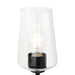 Progress Lighting 94300541031 Celino Collection 3-Light Bath And Vanity Fixture Black With Clear Glass Shades (P300541-031)