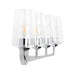 Progress Lighting 94300542015 Celino Collection 4-Light Bath And Vanity Fixture Polished Chrome With Clear Glass Shades (P300542-015)